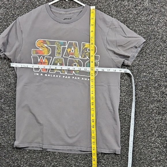 Star Wars Graphic T-Shirt Men's Medium Grey - Picture 3 of 5